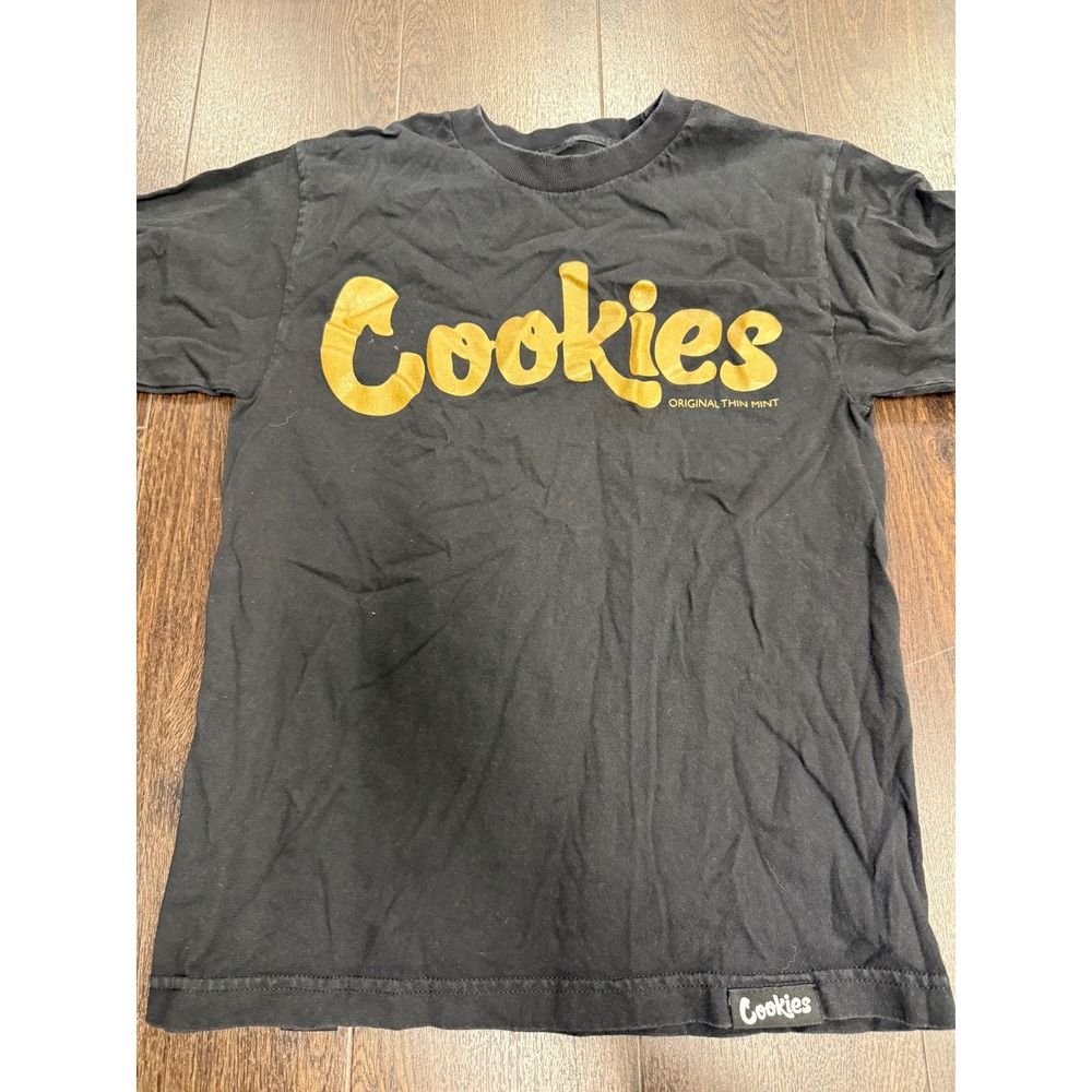 Cookies Original Thin Mint Black Graphic‎ T-Shirt Men's Small Streetwear